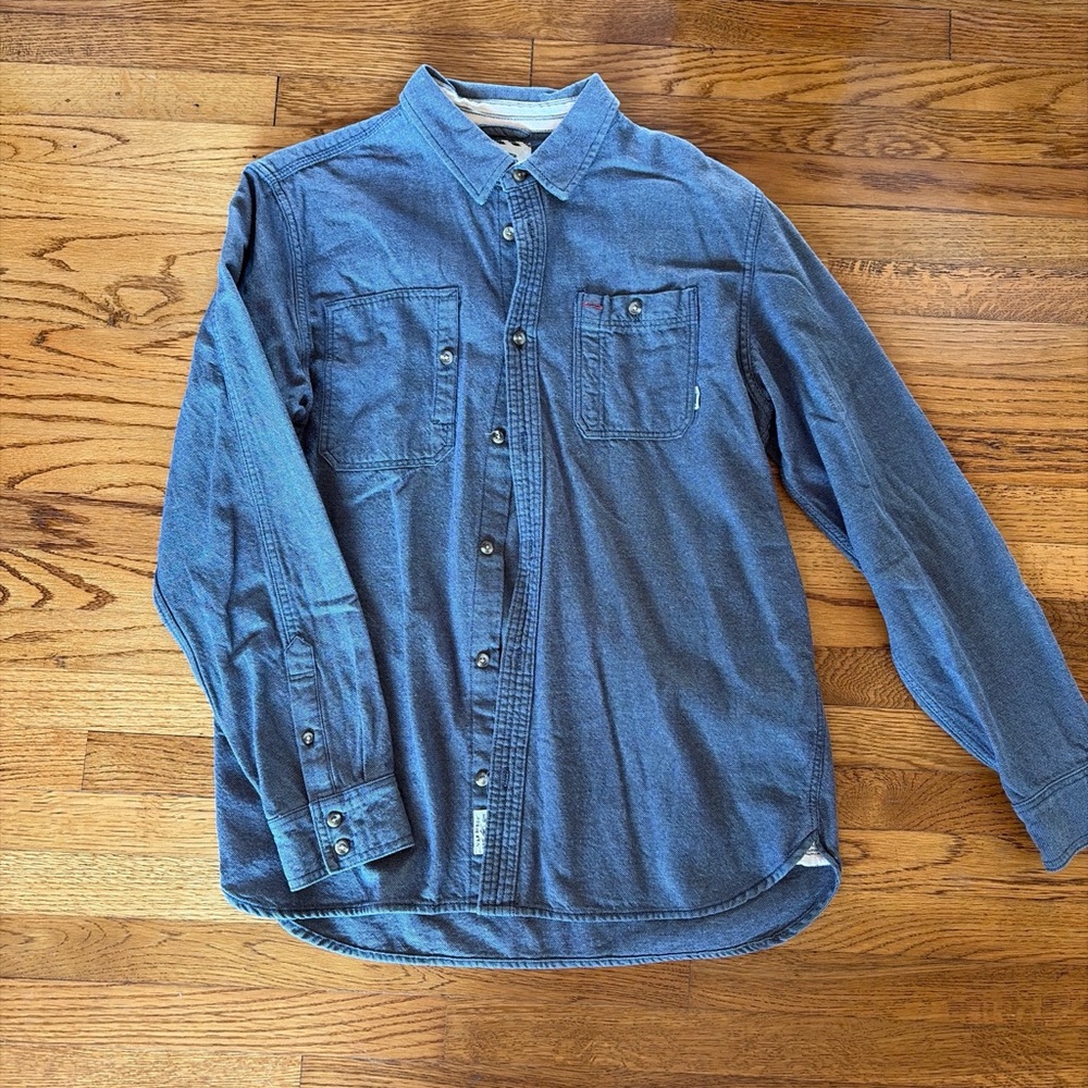 Vans Light Blue Chambray Button-Up Shirt